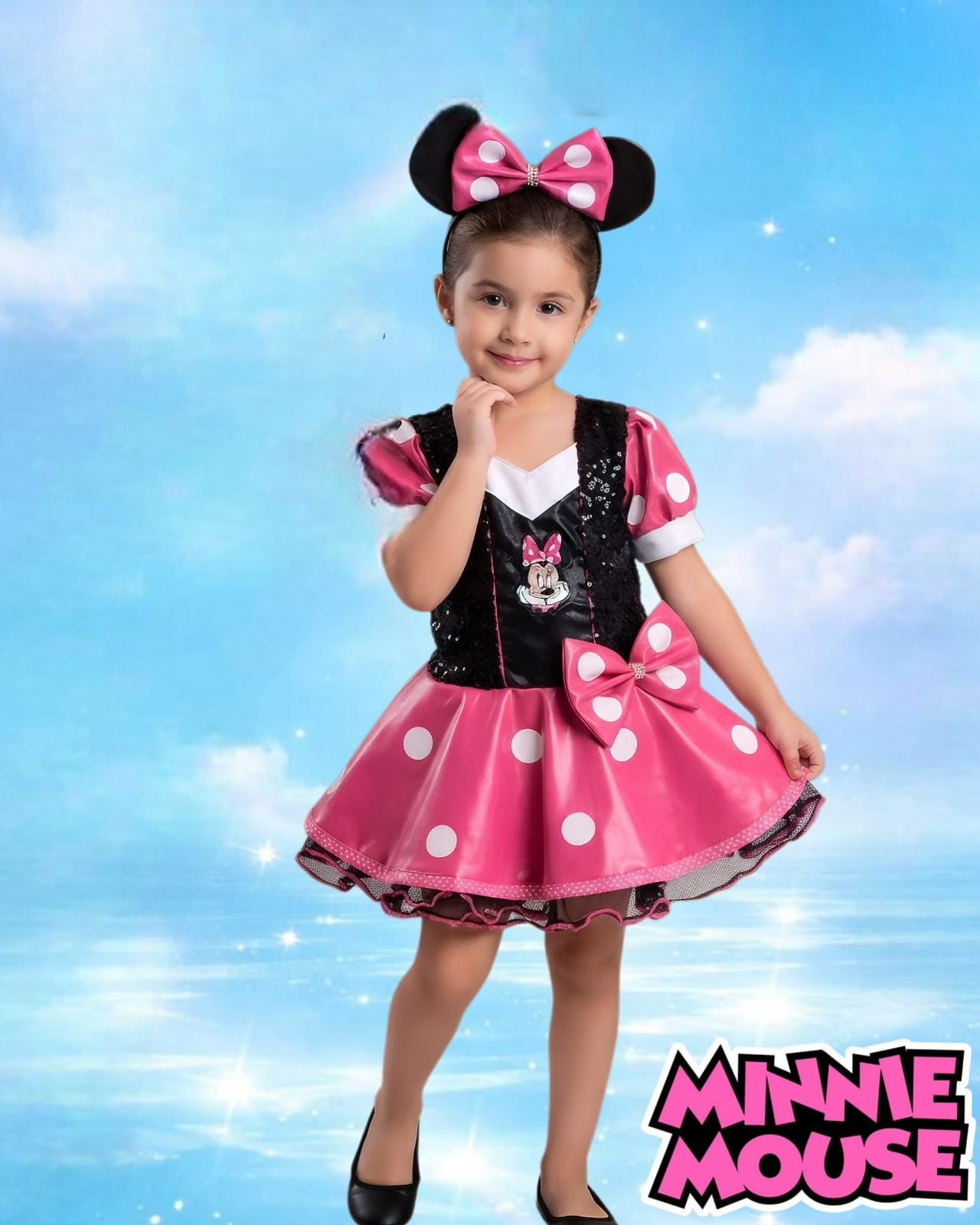 Disfraz de Minnie Mouse Fucsia
